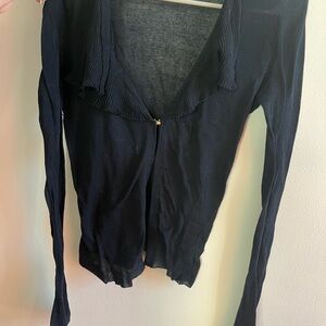 Gucci Elegant Black Knit Cardigan